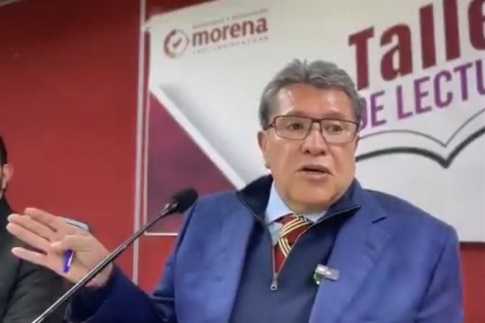 Ricardo Monreal, coordinador de Morena en San Lázaro.