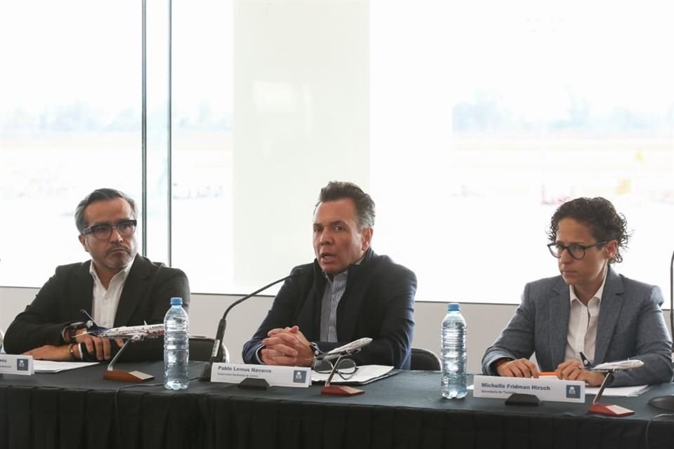 Cuitlahuac Gutiérrez, Pablo Lemus y Michelle Fridman.