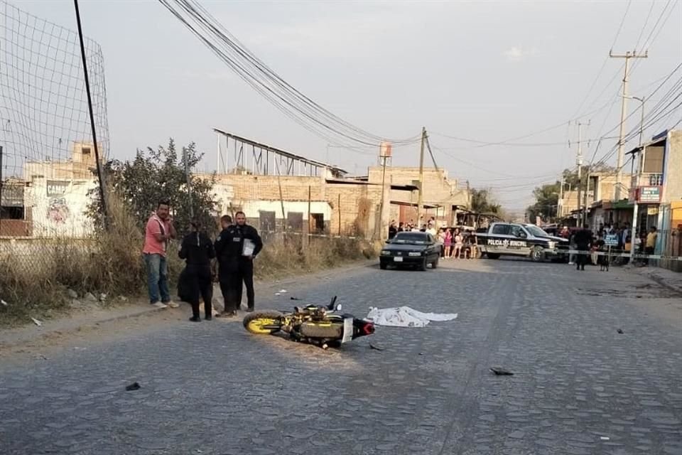 En el sitio, quedaron retenidos el conductor de la motocicleta y del vehículo con el que ocurrió el choque