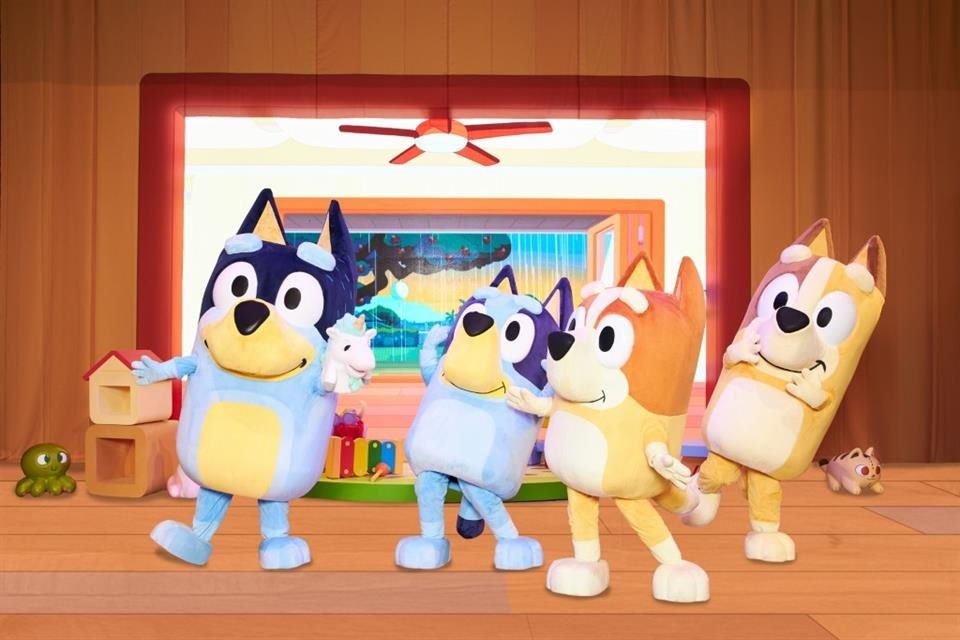 Bluey En Vivo contará con tres funciones el 26 de enero en el Teatro Galerías.