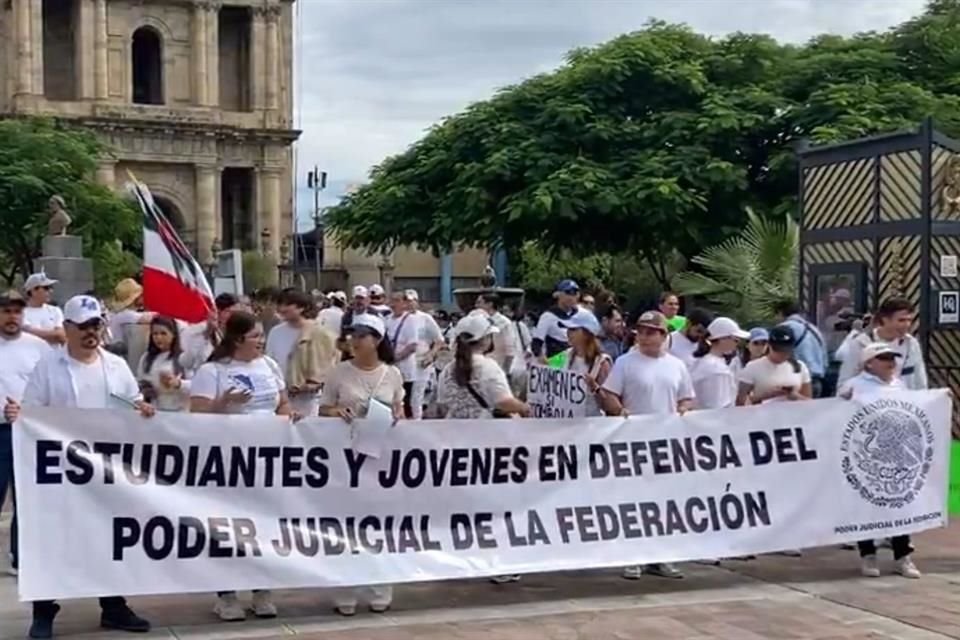 Se han realizado diversas manifestaciones contra la reforma al Poder Judicial que promueve el Gobierno federal.