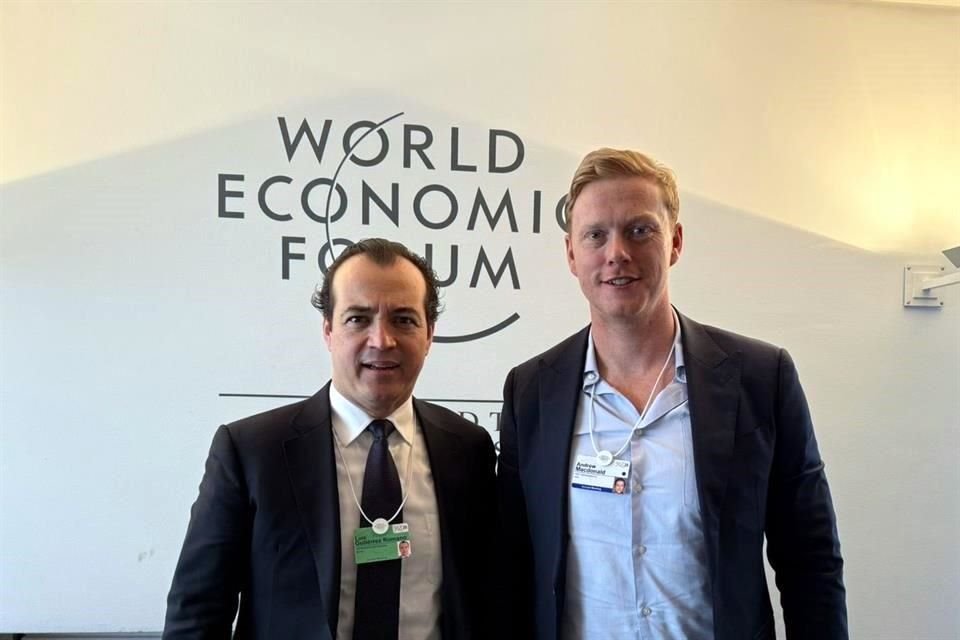 Luis Rosendo Gutiérrez, subsecretario de Comercio Exterior en el Foro Económico de Davos