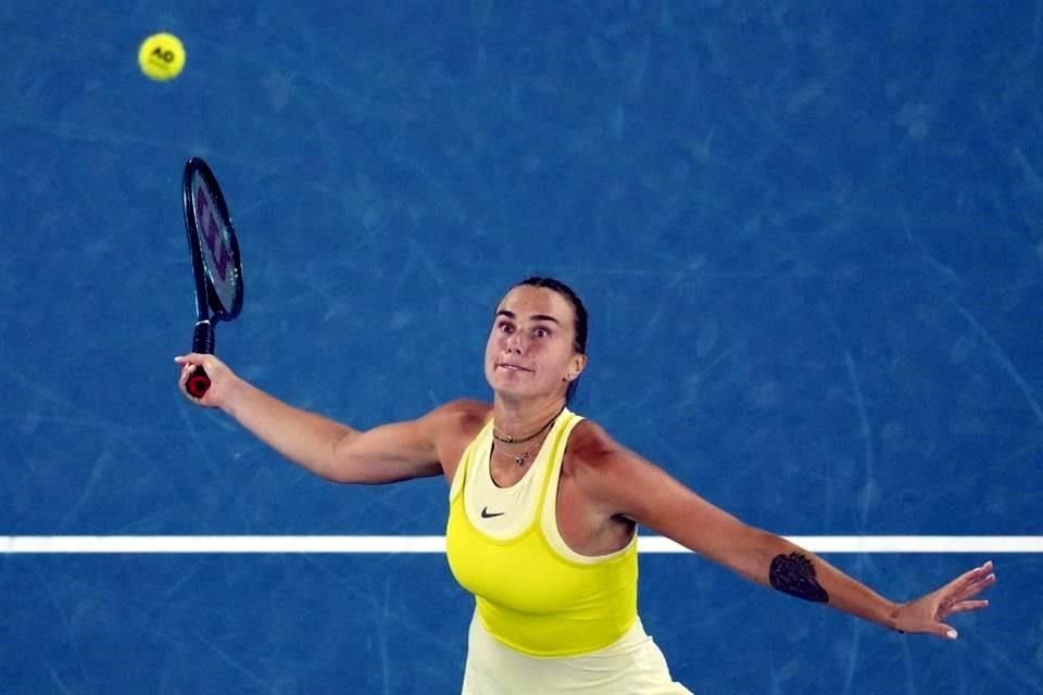 Sabalenka, de Bielorrusia, venció en la Semifinal a su gran amiga, la española Paula Badosa.