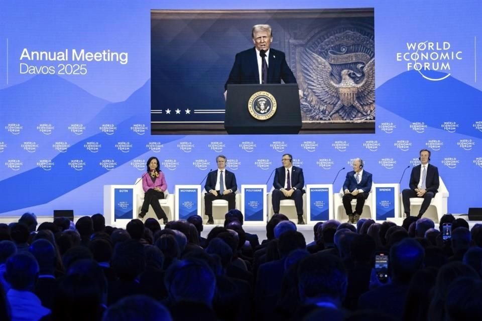 Al analizar los planes de Trump, en Davos ven más optimismo para EU y más pesimismo para el resto del mundo.