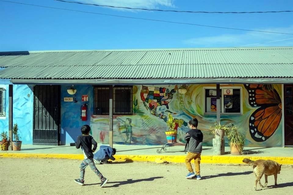 Casa de la Misericordia y de Todas las Naciones, albergue en Nogales, Sonora, que acoge a personas que buscan llegar a Estados Unidos.