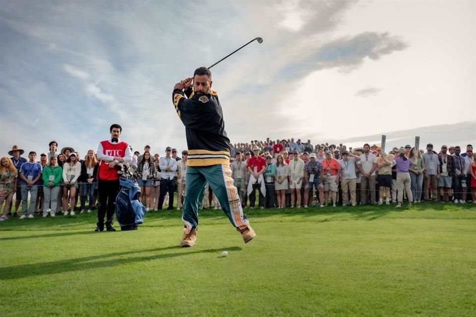 ¡Happy Gilmore regresa! Aquí está el primer vistazo a Adam Sandler (y presentando a Benito Antonio Martínez Ocasio como su caddie).