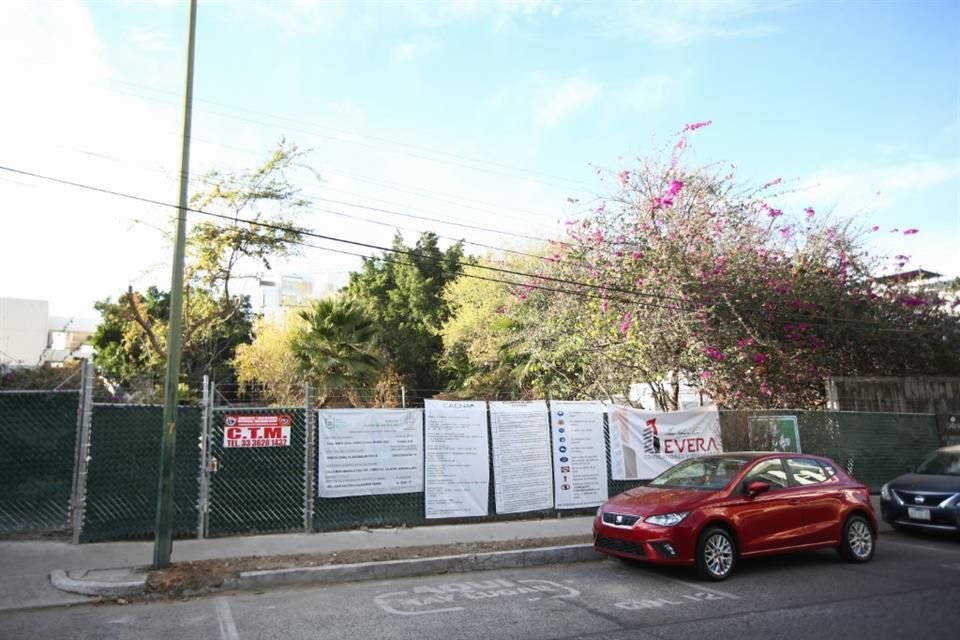 Árboles que serán derribados en Lomas del Country.