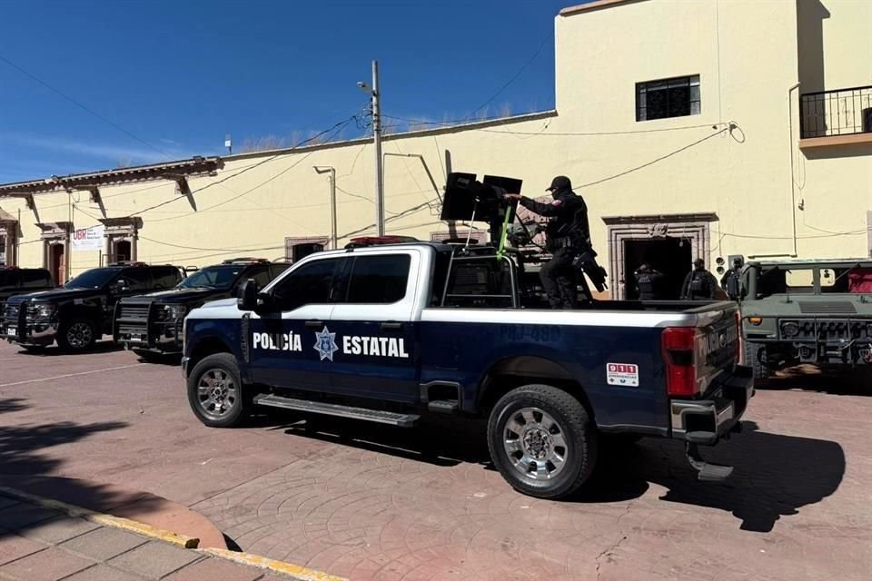 Elementos federales, estatales y municipales vigilan el Municipio que colinda con Zacatecas.