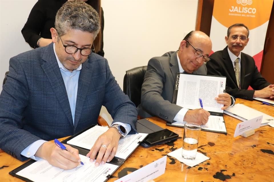 Firma de Convenio INE-Secretaría de Educación.