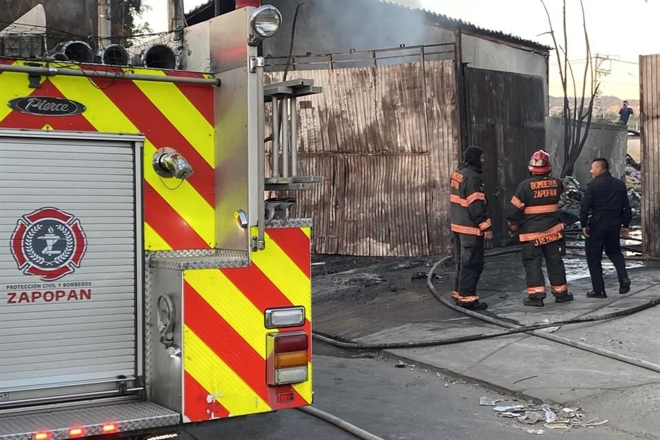 El mes pasado ya se había registrado un incendio en esta misma recicladora.