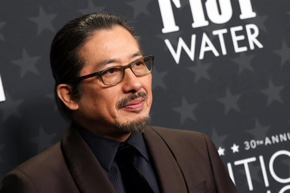 El actor japonés Hiroyuki Sanada tuvo un paso discreto por la alfombra.