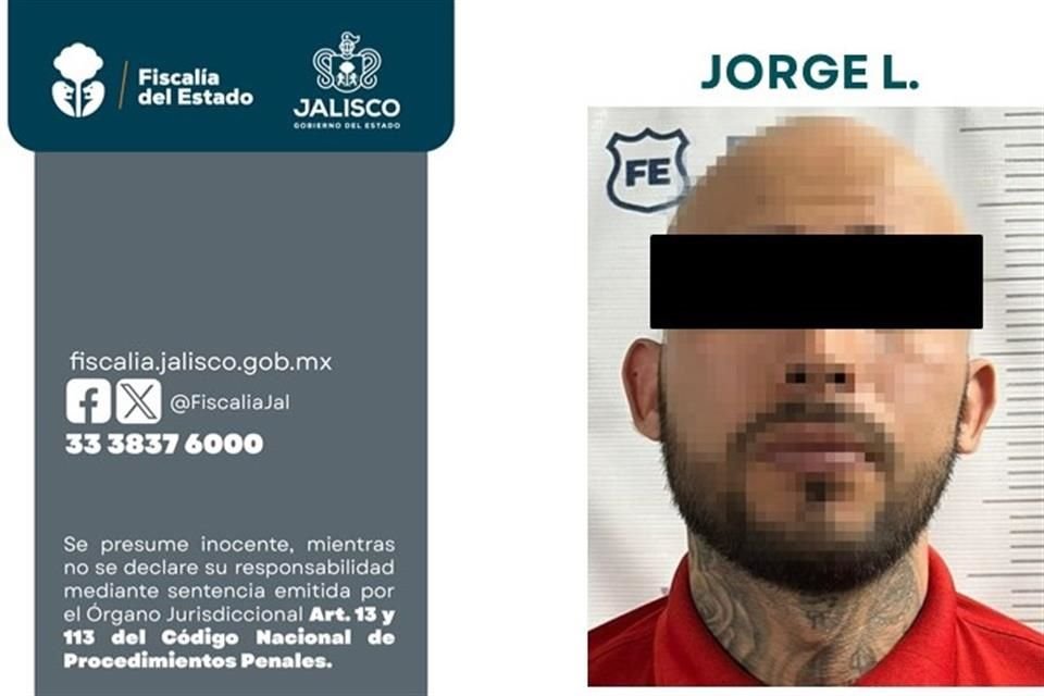 El Ministerio Público inició una investigación que logró relacionar a Jorge 'L' con la muerte de la víctima, por lo que se le giró una orden de aprehensión.