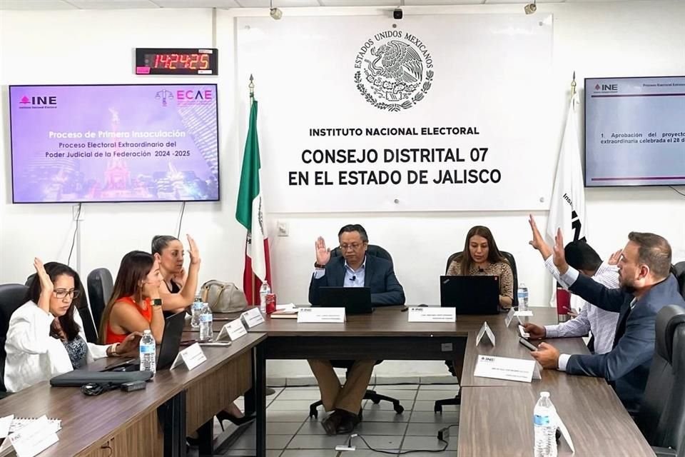 El INE en Jalisco obtuvo el primer listado de funcionarios de casilla, para la elección de Jueces, Magistrados y Ministros, del 1 de junio.