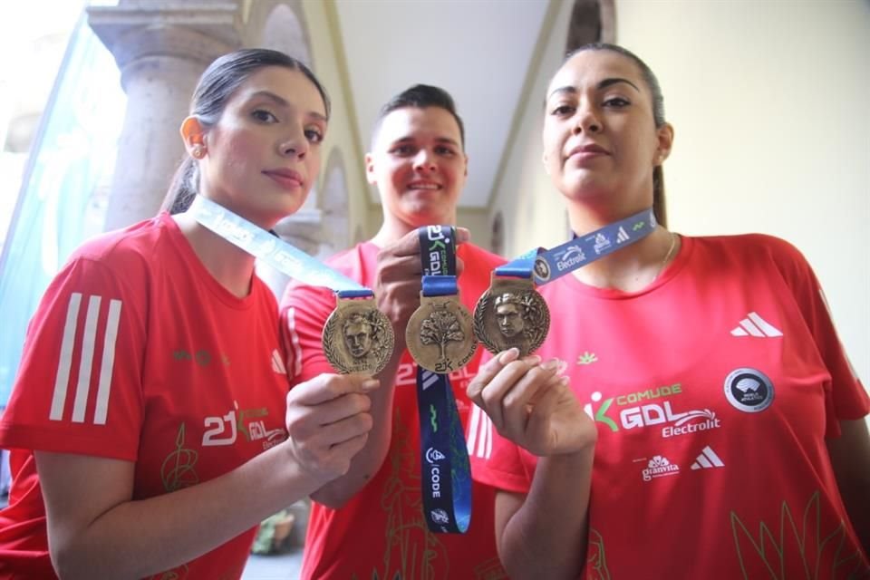 La medalla es creación de Mónica Leyva.