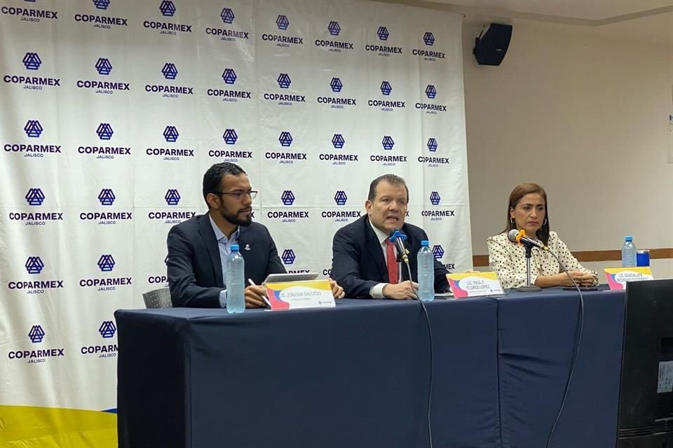 Rueda de prensa de Coparmex.