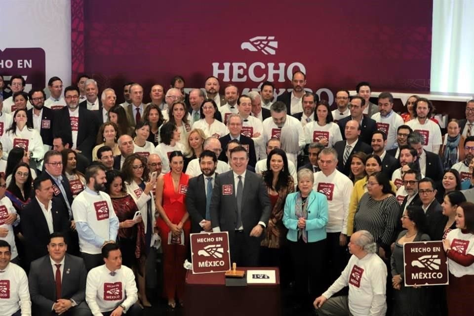 Para las reuniones que esta semana, Marcelo Ebrard, Secretario de Economía, sostendrá con autoridades comerciales estadounidenses, el sello 'Hecho en México' será uno de los participantes.