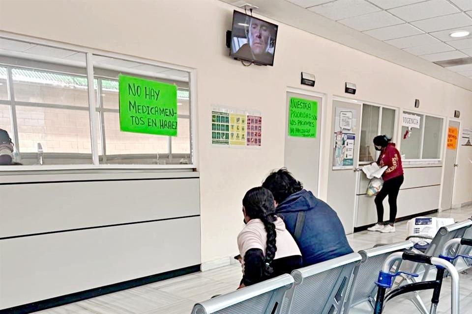 El Hospital del IMSS-Bienestar en Ixtapaluca denunció que no tienen medicamentos.