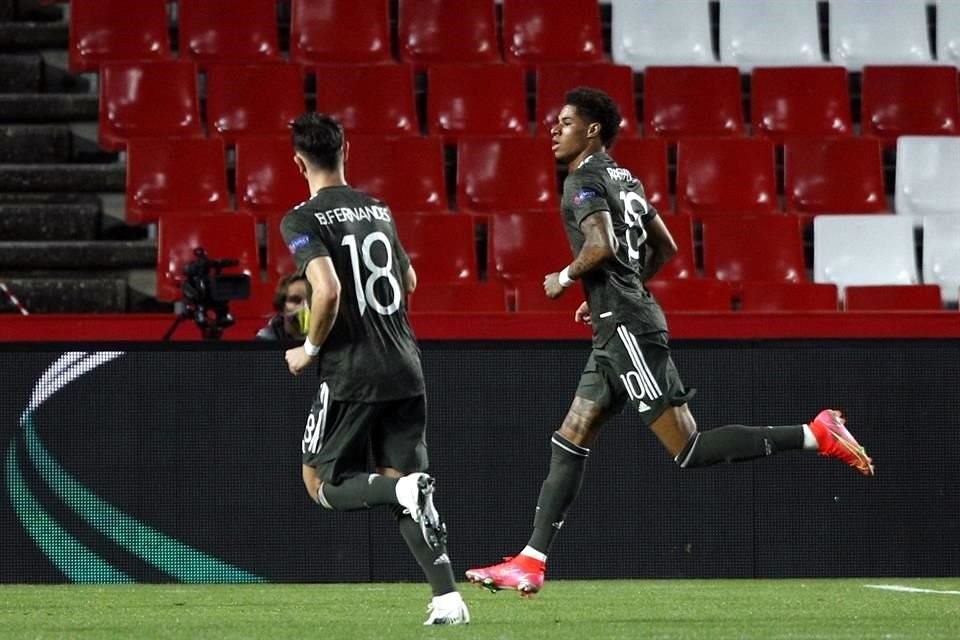Rashford logró el único gol del partido.