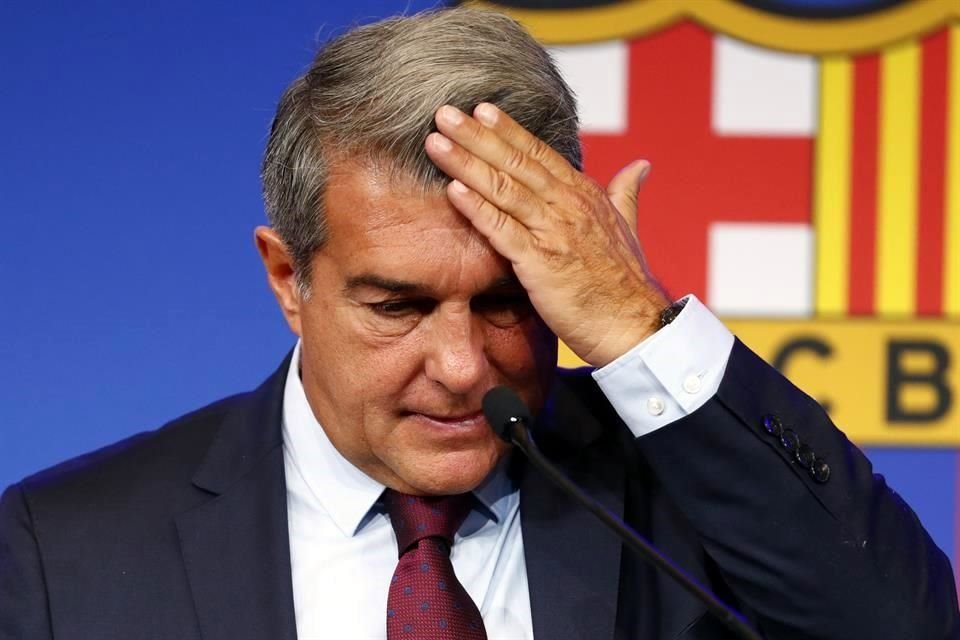 Laporta cree que en dos años puede sanear las finanzas del Barcelona.