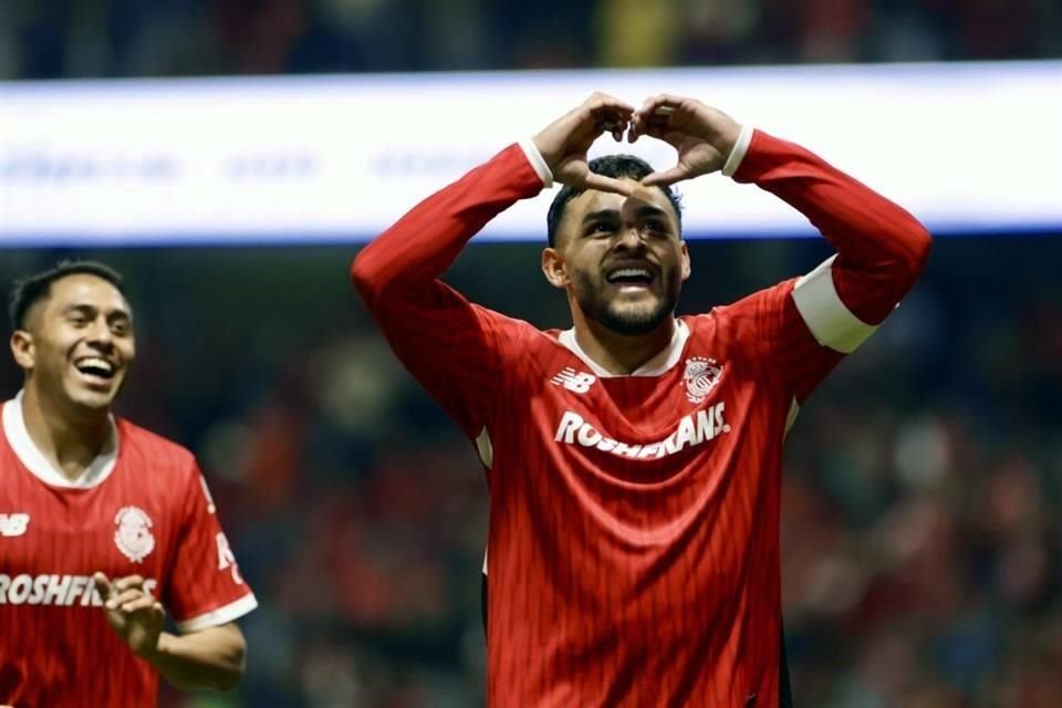 El Toluca es tercero de la tabla.
