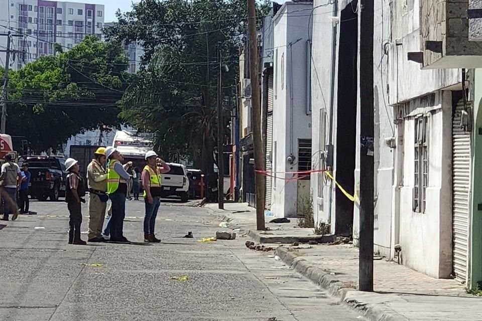 El acceso a la zona del siniestro es controlado.