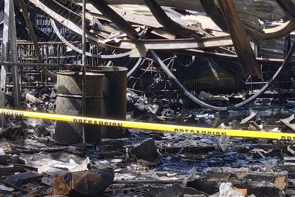 La causa del incendio no ha sido determinada.