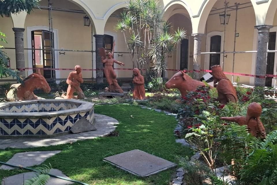 Patio de los Naranjos del Centro Cultural El Refugio en Tlaquepaque.