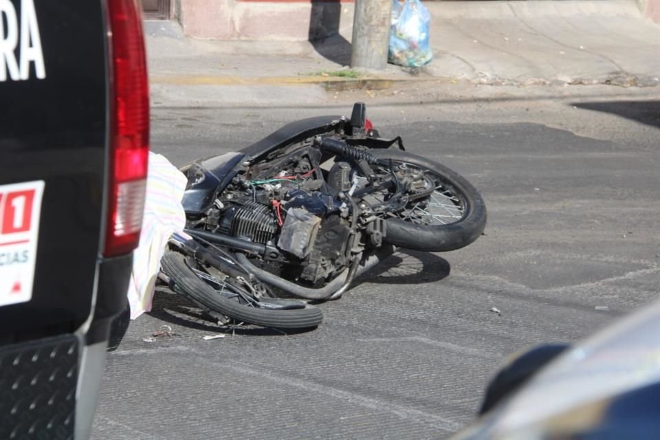 Muerte de motociclistas en accidentes.