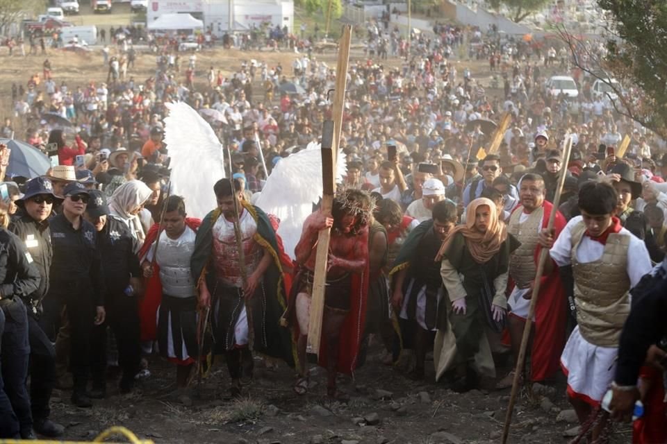 A 42 días del comienzo de la Semana Santa 2025, actores se preparan para la Judea de San Martín de las Flores, en su edición número 231.