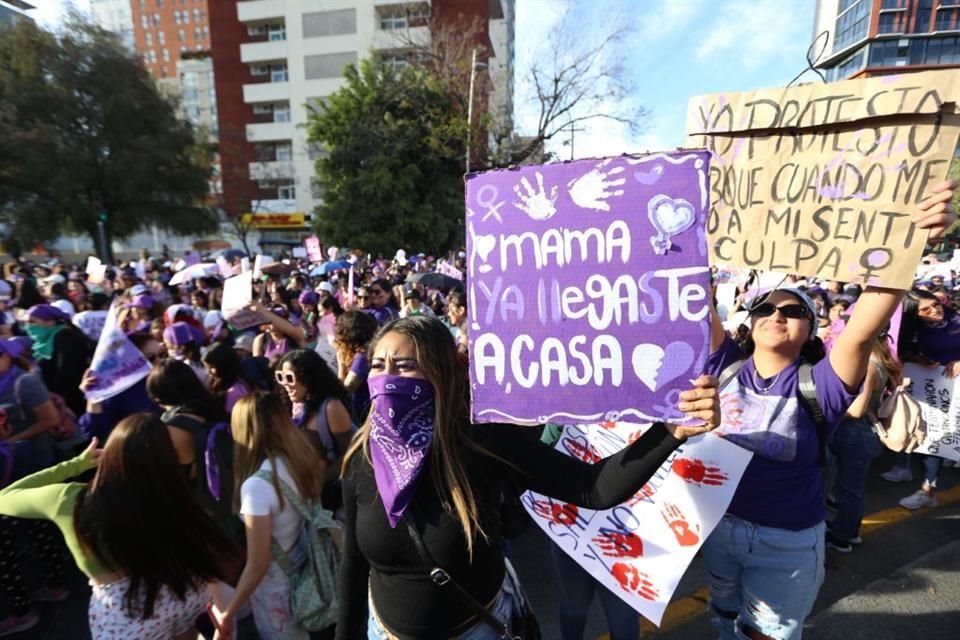 El contingente será encabezado por las familias de personas desaparecidas y de mujeres víctimas de feminicidio.