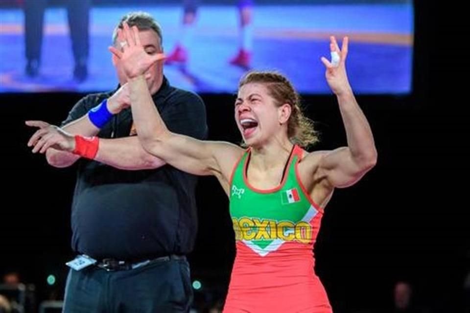 Jane Valencia fue la primera mexicana en clasificar en lucha, para los Juegos Olímpicos de Tokio 2020.