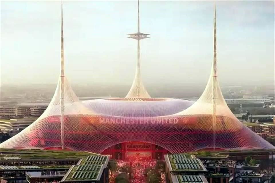 Así sería el nuevo estadio del Manchester United.