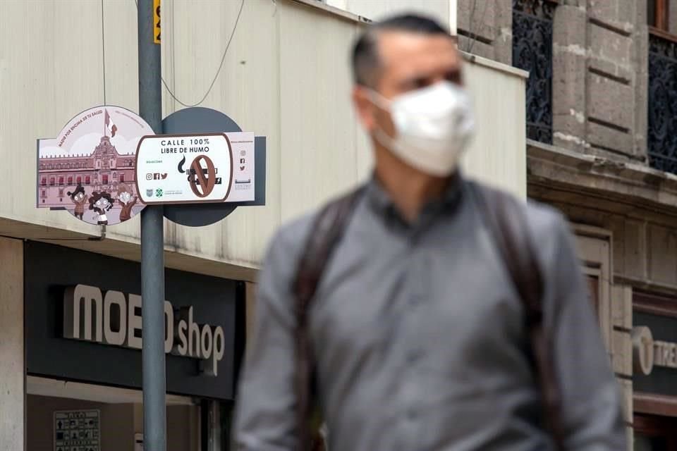 Espacios como el andador peatonal Madero y el Empedradillo fueron declarados como libres de humo por la CDMX.