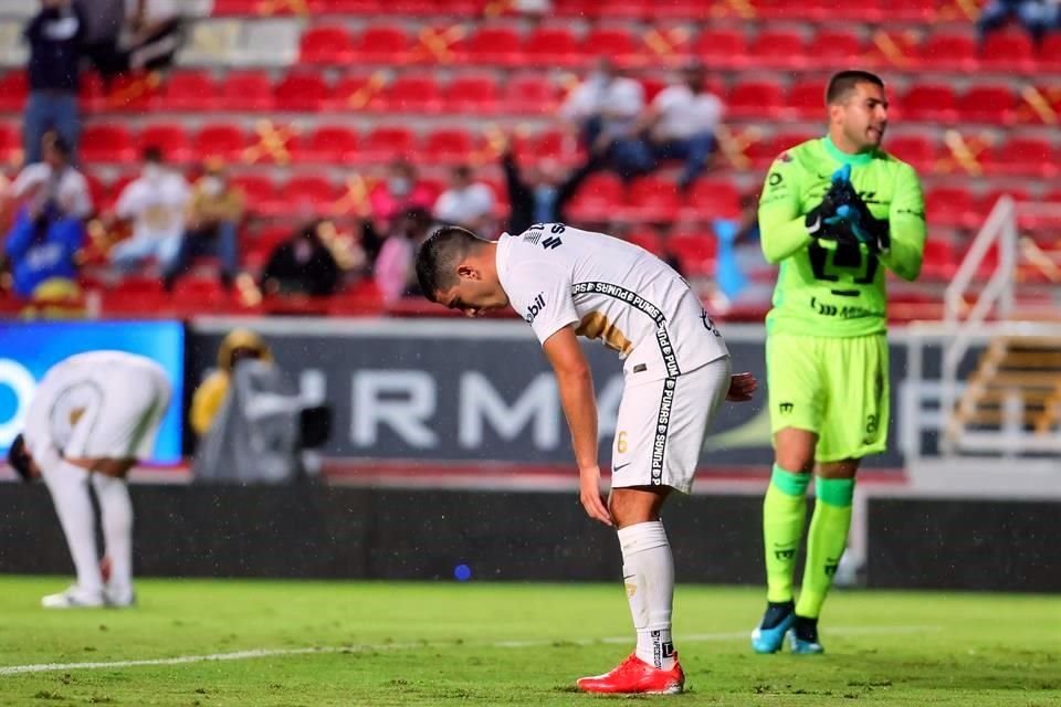 Pumas cayó al fondo de la clasificación.