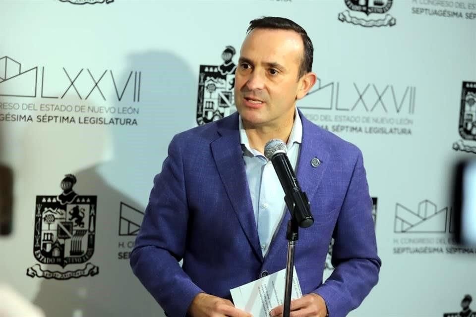 Carlos de la Fuente, coordinador de la fracción del PAN.