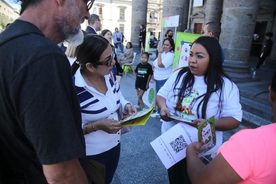 En el Centro de Guadalajara se realizó una campaña para concientizar sobre la importancia de la donación de órganos.