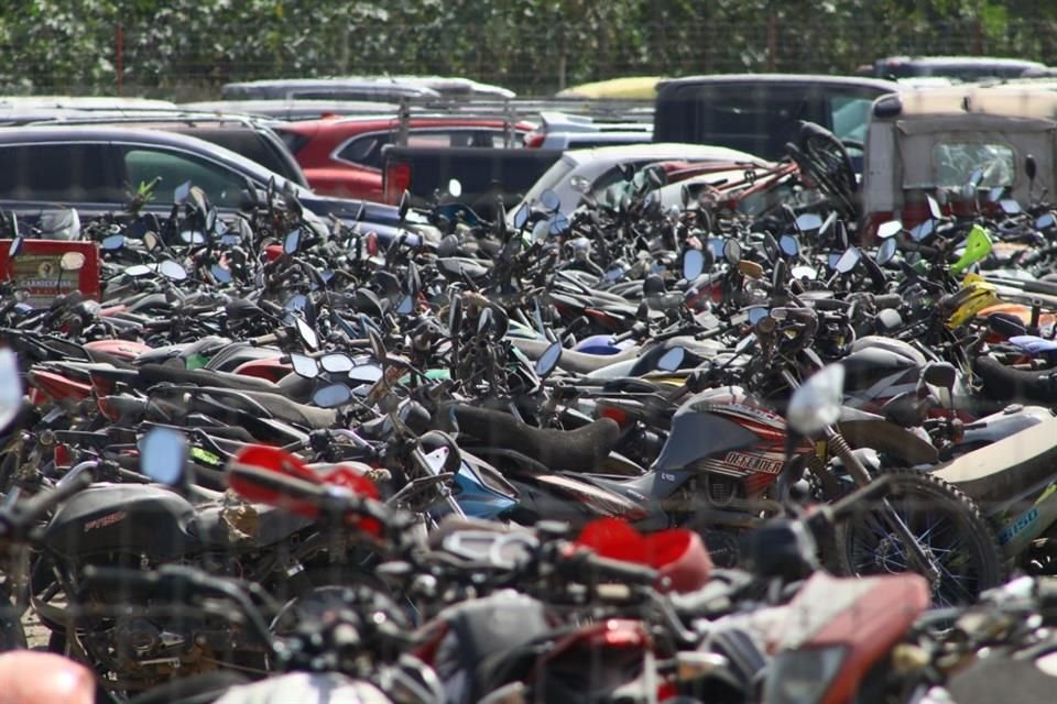 El 80% de motos aseguradas en operativos en el AMG no se reclaman, y todo apunta a que la mayoría fueron decomisadas a delincuentes.