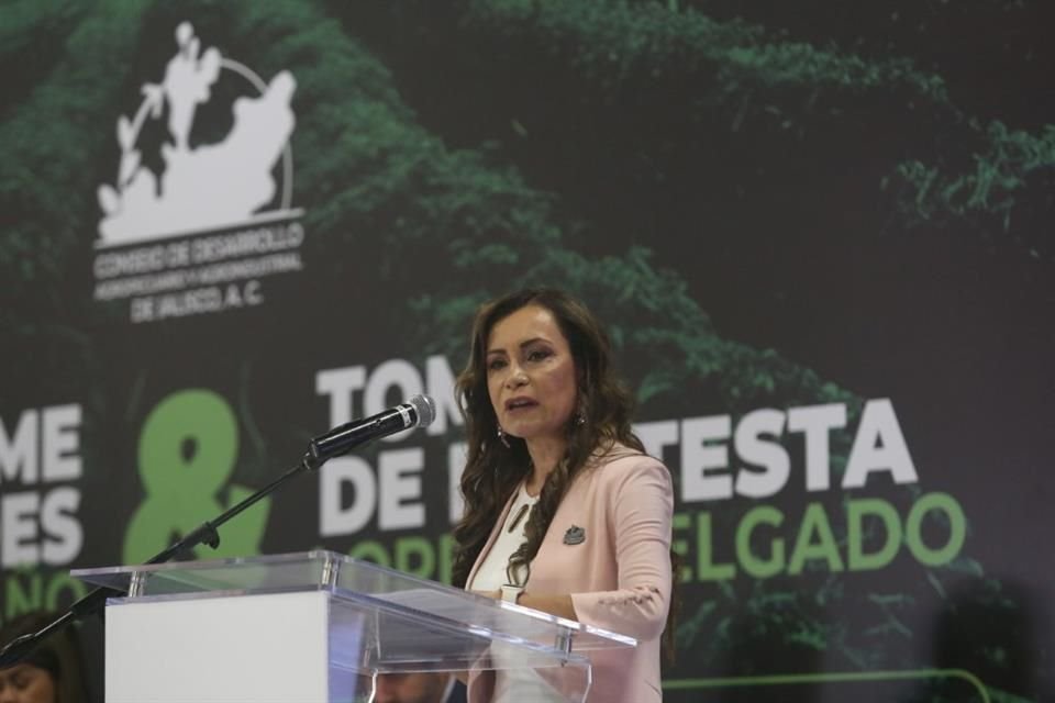 Lorena Delgado González toma posesión del Consejo de Desarrollo Agropecuario y Agroindustrial de Jalisco (CDAAJ) para el periodo 2025-2027.