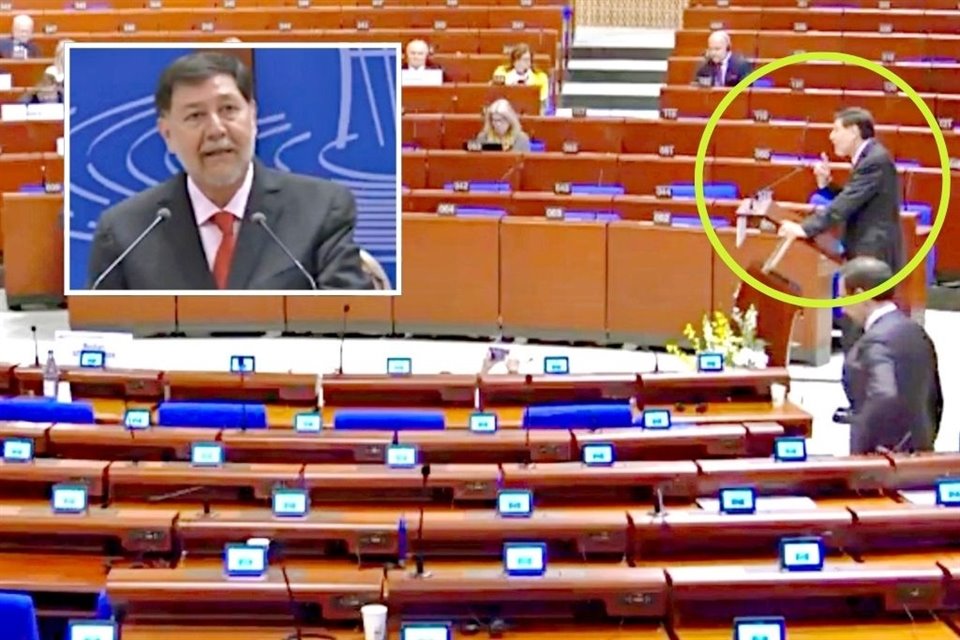 Ante la Conferencia Europea de Presidentes de Parlamentos, el senador Gerardo Fernández Noroña presumió la próxima elección en el Poder Judicial.