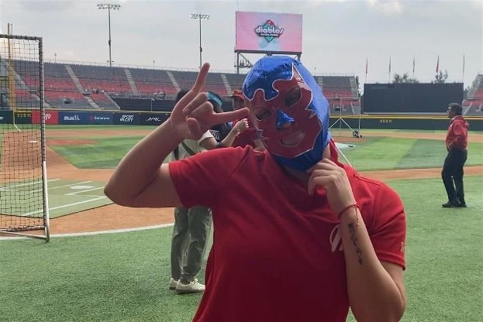 Yamilet con toda la buena vibra antes del duelo.