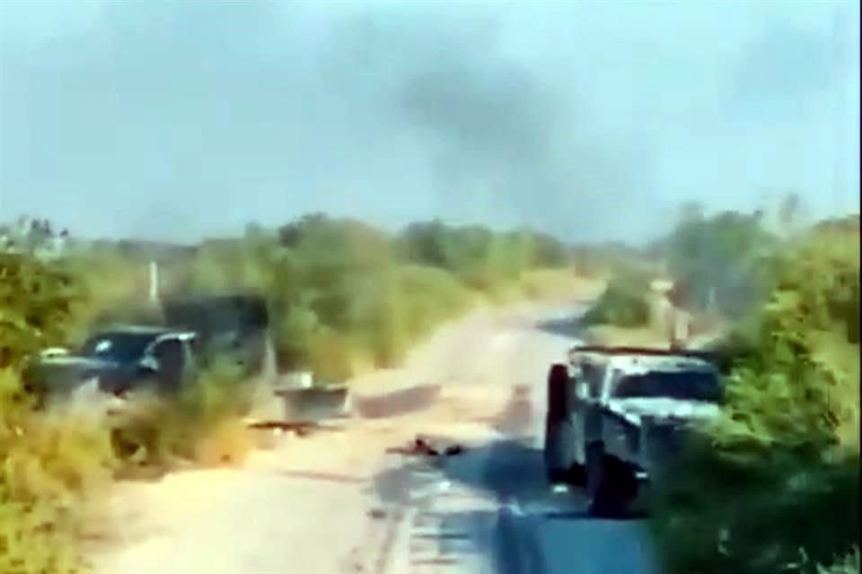 En el enfrentamiento hubo disparos de alto calibre y estruendos de explosivos.