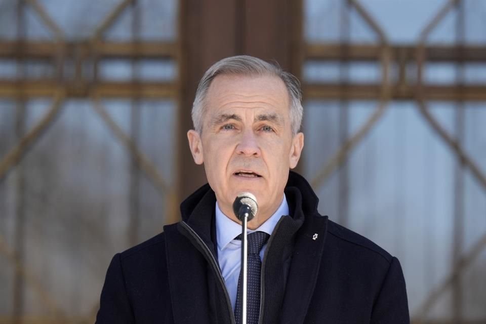 El Primer Ministro Mark Carney durante una conferencia de prensa en Ottawa, el 23 de marzo del 2025.