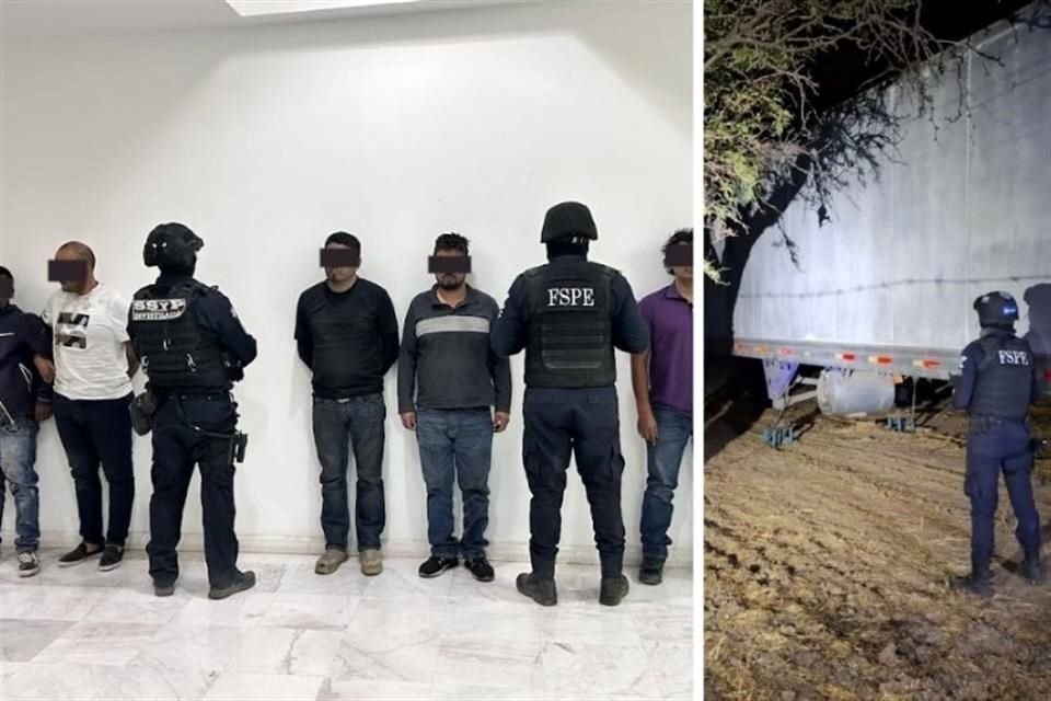 Los cinco integrantes de la célula ligada al CJNG en Guanajuato fueron detenidos el pasado 19 de marzo en Silao, tras el robo a un tráiler.