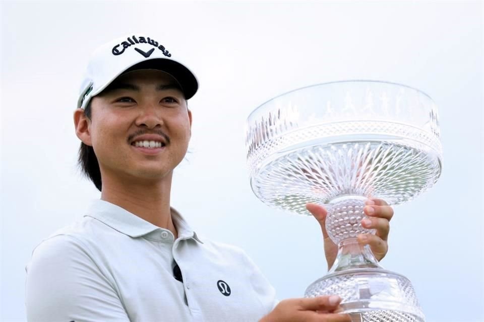 Min Woo Lee logró dos pares sobre el final para llevarse su primer título de PGA Tour en Houston.