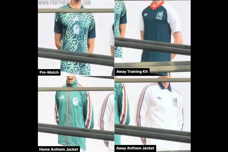 La indumentaria de entrenamiento.