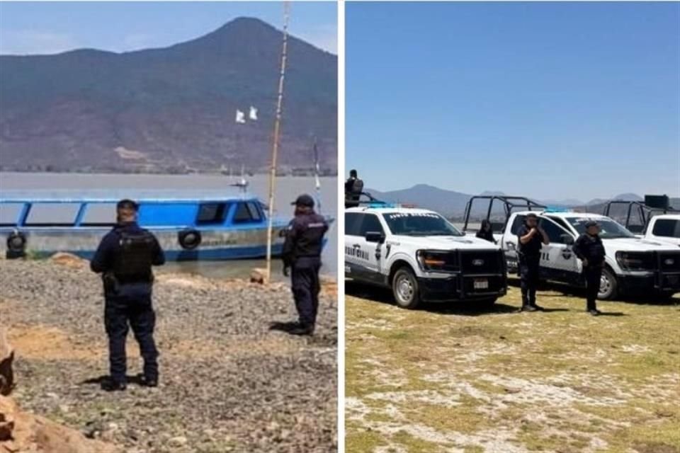 La SSP de Michoacán mostró sus patrullajes alrededor del Lago de Pátzcuaro para evitar la extracción ilegal de su agua.