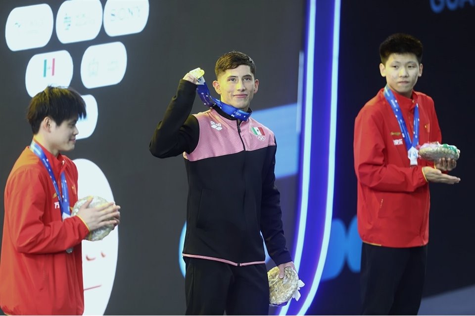 Randal Willars se colgó la medalla de oro, segunda para México, en la última prueba de la Copa del Mundo de Clavados Guadalajara 2025.