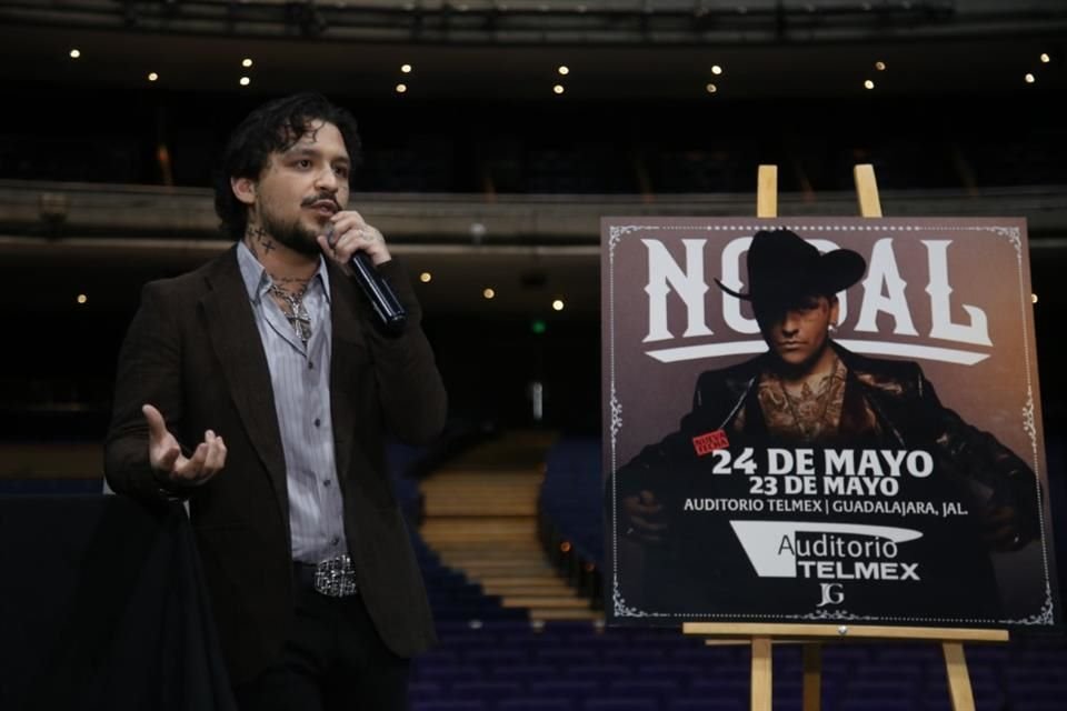 Christian Nodal se presentará el 23 y 24 de mayo en el Auditorio Metropolitano.