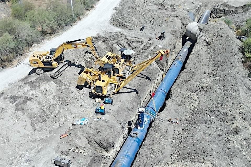 El Cuchillo 2 fue construido de manera emergente entre la Conagua y el Gobierno de Nuevo León que, ante la crisis del agua del 2022.