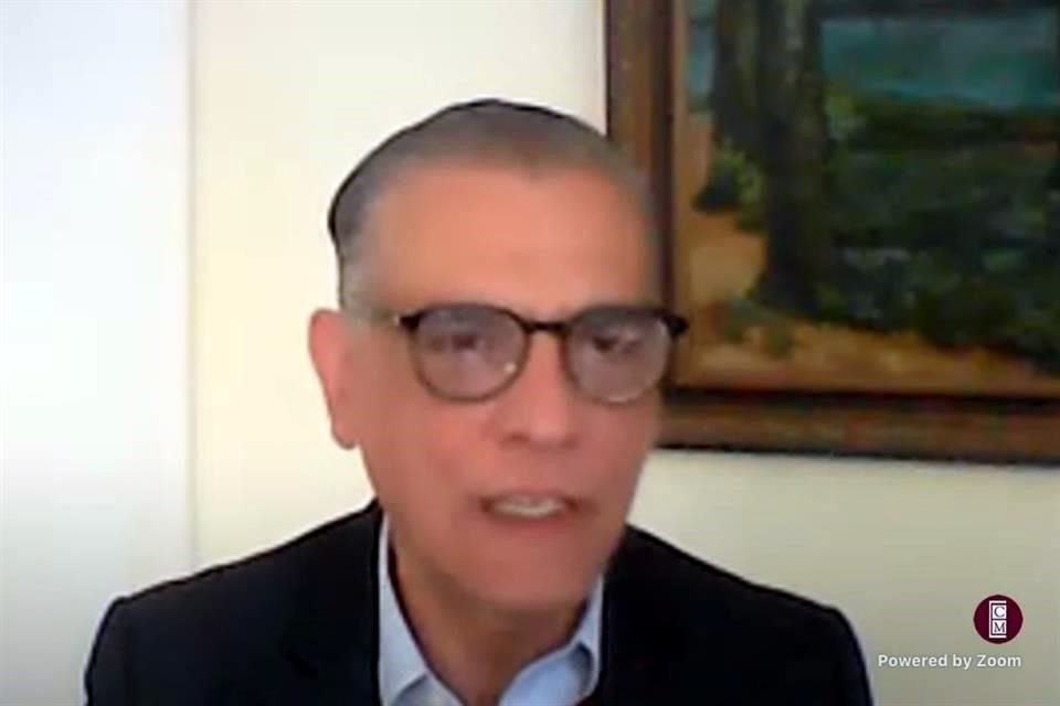 Corcuera participó en un conversatorio organizado por El Colegio de México.